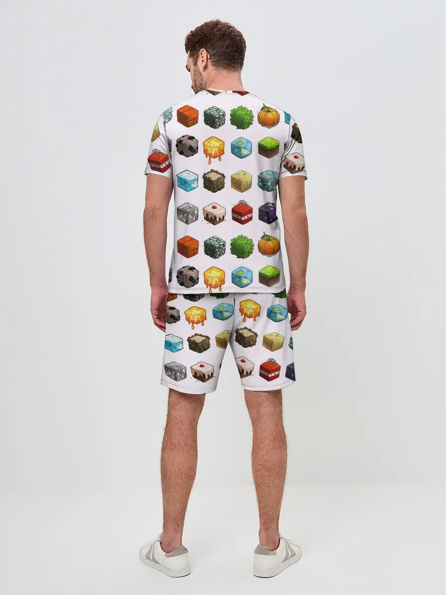 Мужской костюм с шортами / Minecraft