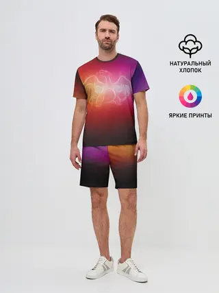 Мужской костюм с шортами / Прозрачный Чаризард