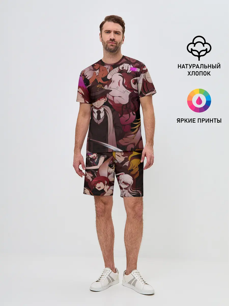 Мужской костюм с шортами / danganronpa perso