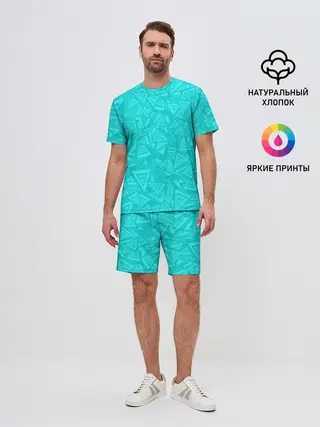 Мужской костюм с шортами / Абстракция.