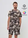 Мужской костюм с шортами / Черепа
