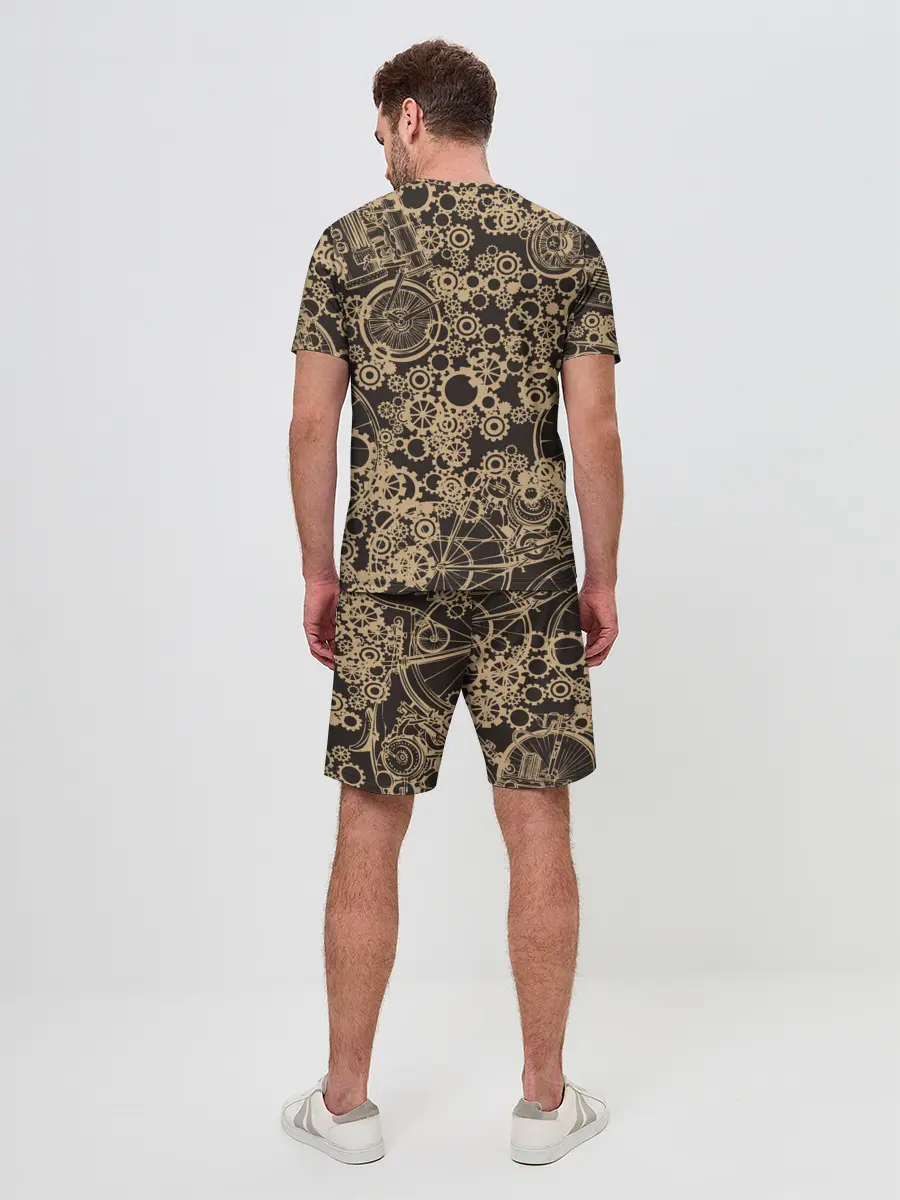 Мужской костюм с шортами / Ретро велосипеды