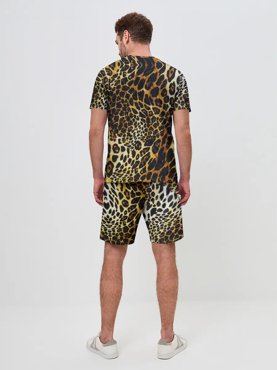 Мужской костюм с шортами / Шкура леопарда