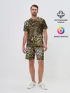Мужской костюм с шортами / Шкура леопарда