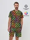 Мужской костюм с шортами / Чешуя дракона