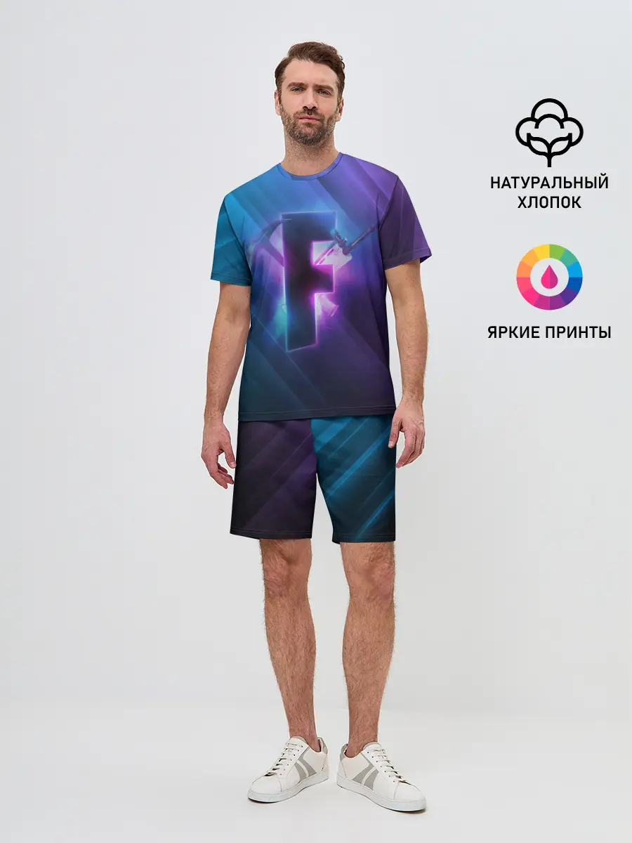 Мужской костюм с шортами / FORTNITE.