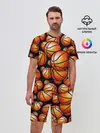 Мужской костюм с шортами / Баскетбольные мячи