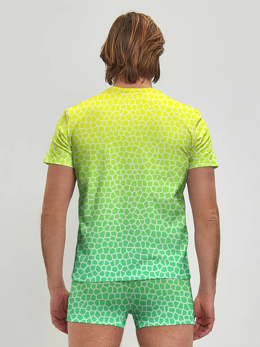 Мужские трусы с футболкой / Витражная мозаика