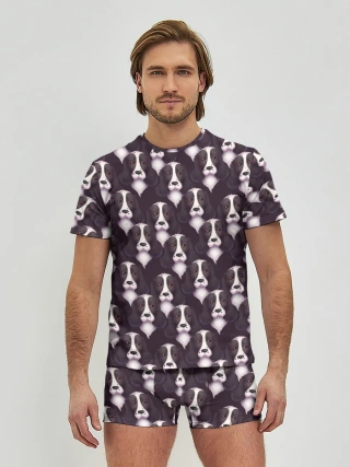 Мужские трусы с футболкой / Спаниель