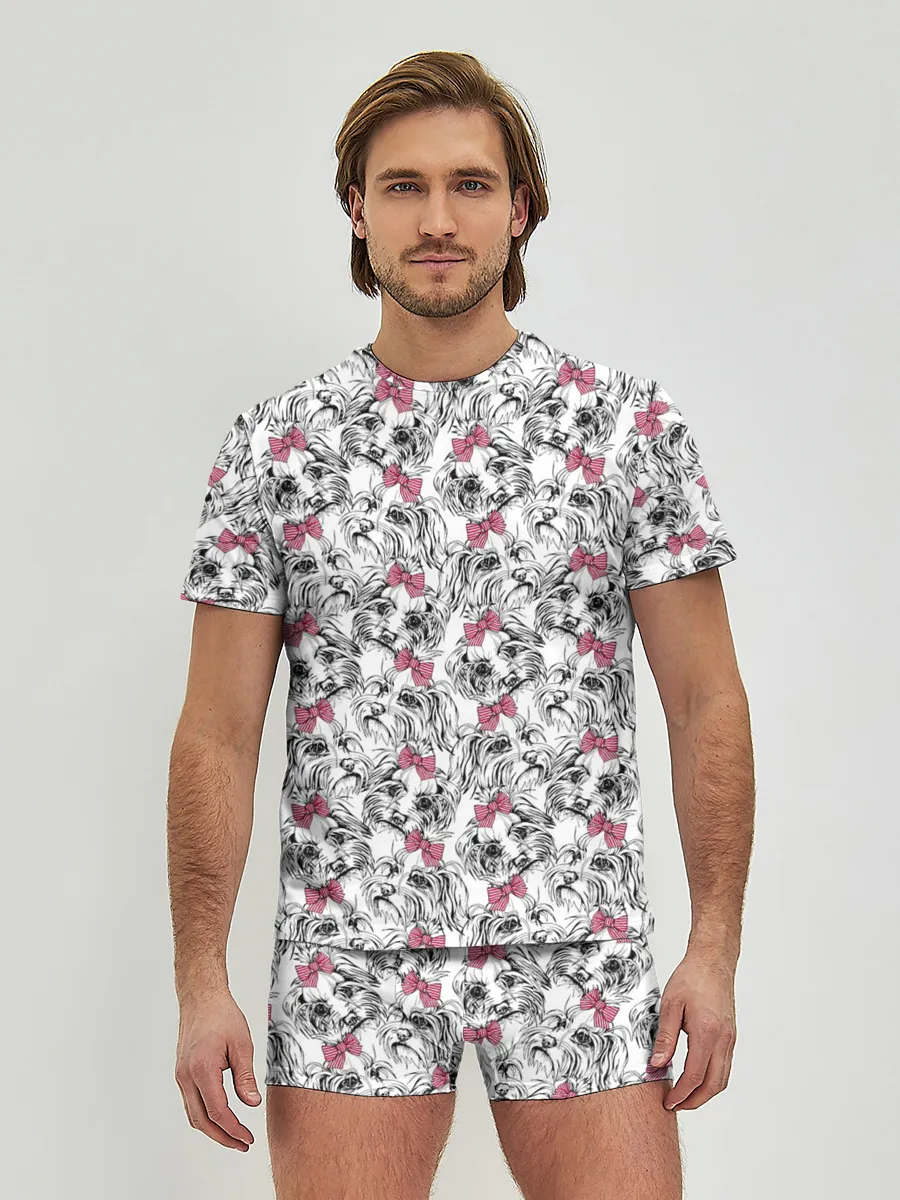 Мужские трусы с футболкой / Мальтийская Болонка