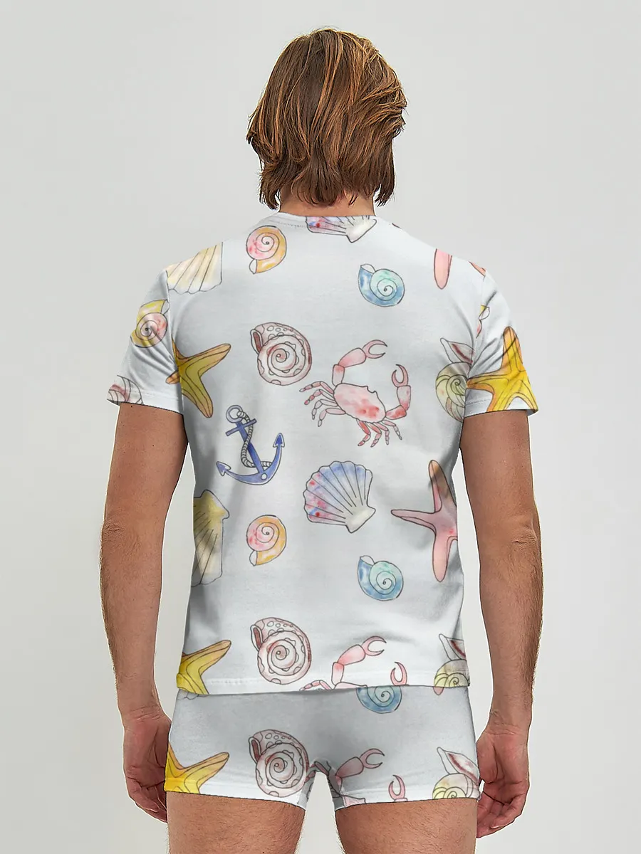 Мужские трусы с футболкой / морские ляльки