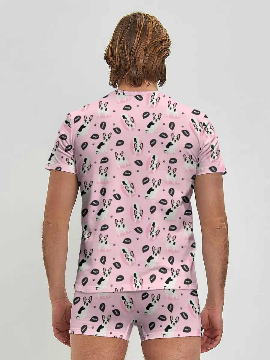 Мужские трусы с футболкой / Бульдог Французский