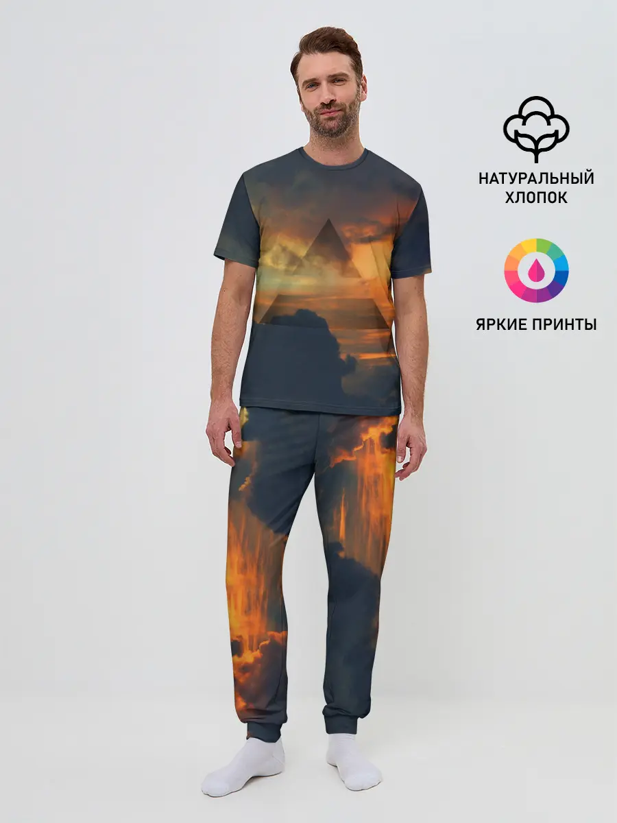 Мужская пижама с брюками / 30 seconds to mars