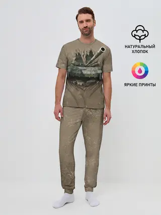 Мужская пижама с брюками / Танк