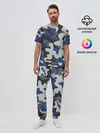 Мужская пижама с брюками / Камуфляж