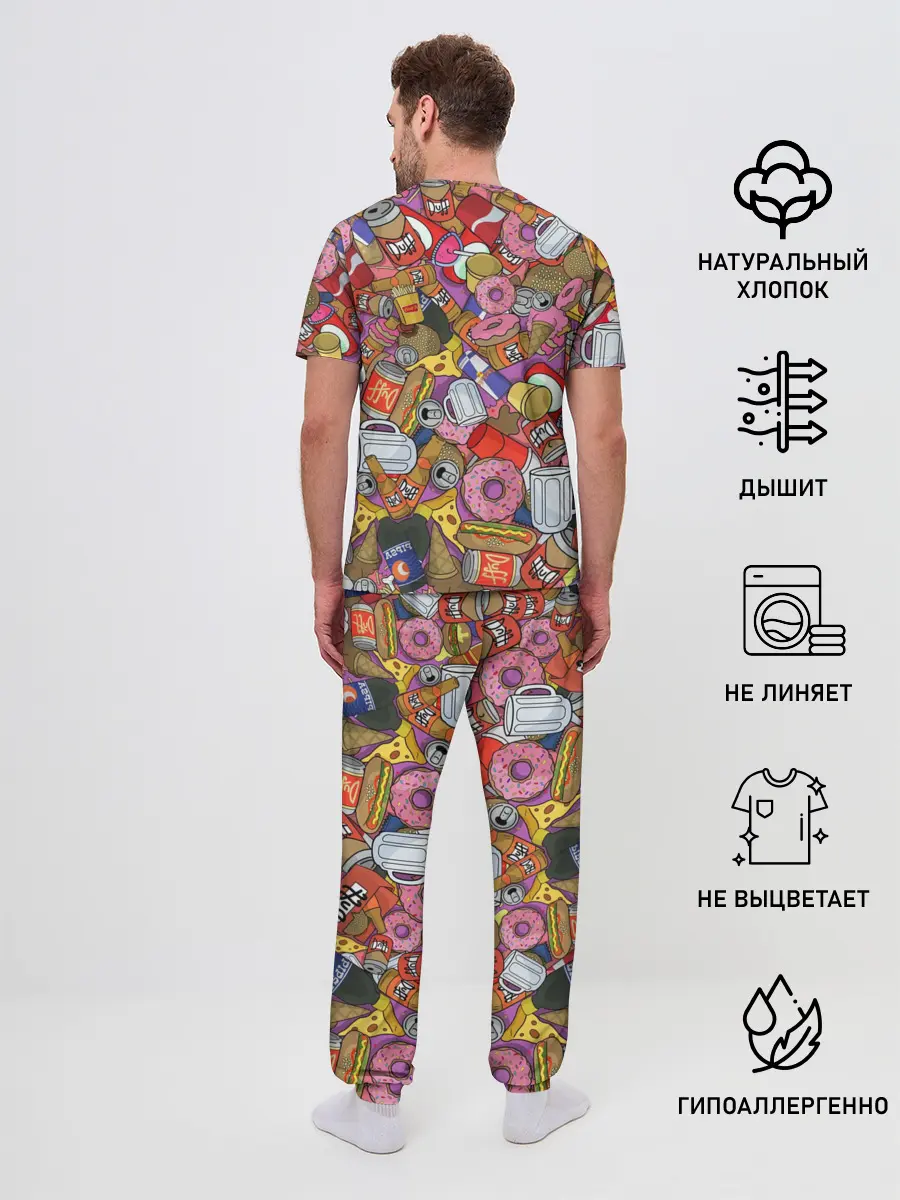 Мужская пижама с брюками / Гомер