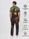 Мужская пижама с брюками / Леонардо да Винчи - Мона Лиза