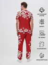 Мужская пижама с брюками / Снежинки