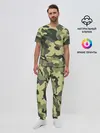 Мужская пижама с брюками / Камуфляж Хаки