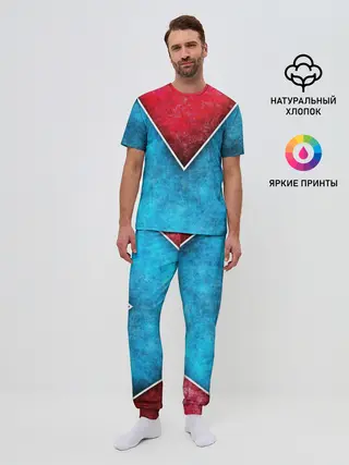 Мужская пижама с брюками / Grunge