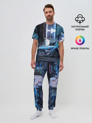 Мужская пижама с брюками / Nissan GTR R35