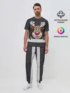 Мужская пижама с брюками / Олень