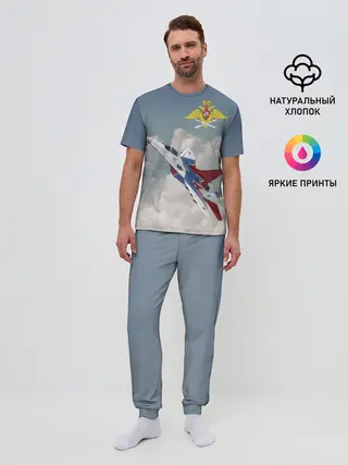 Мужская пижама с брюками / Самолёт