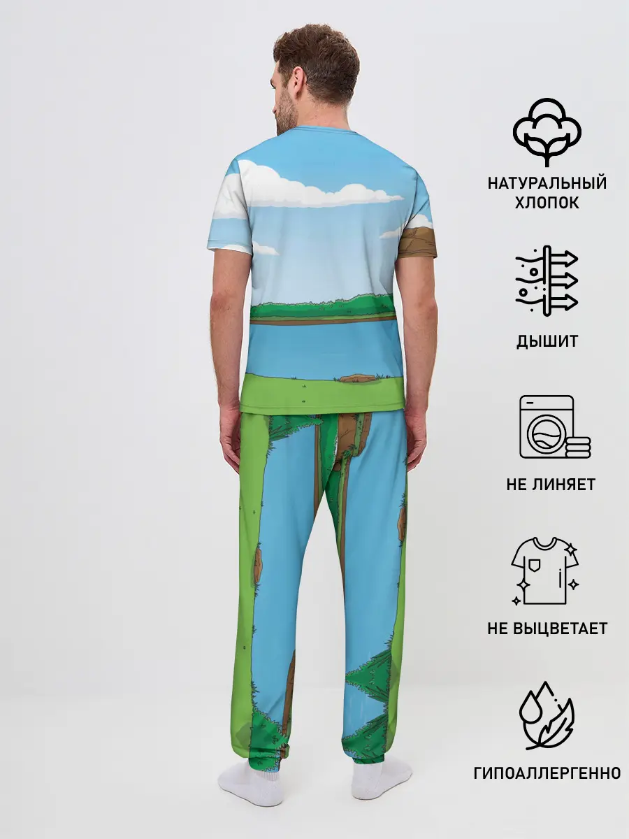 Мужская пижама с брюками / The simpsons