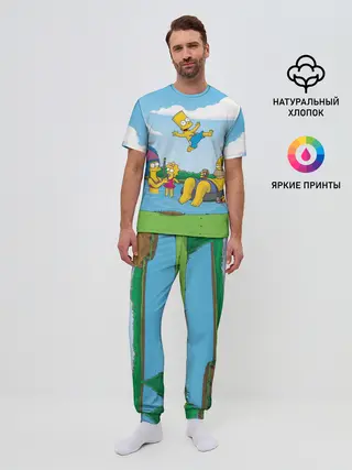 Мужская пижама с брюками / The simpsons