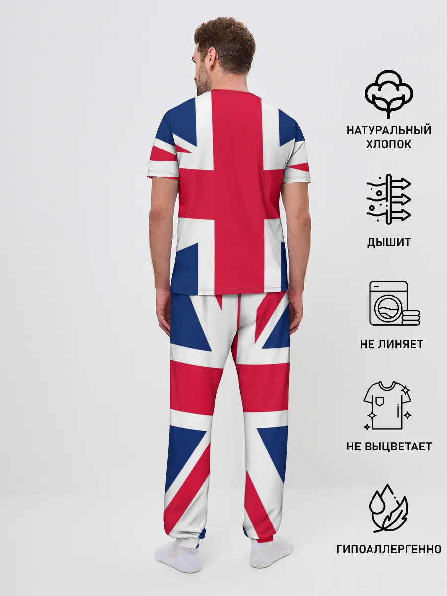 Мужская пижама с брюками / Великобритания