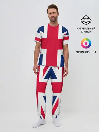 Мужская пижама с брюками / Великобритания