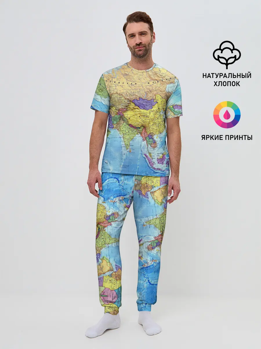 Мужская пижама с брюками / Карта 10