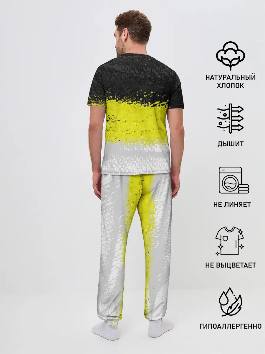 Мужская пижама с брюками / Имперский флаг России 1858года