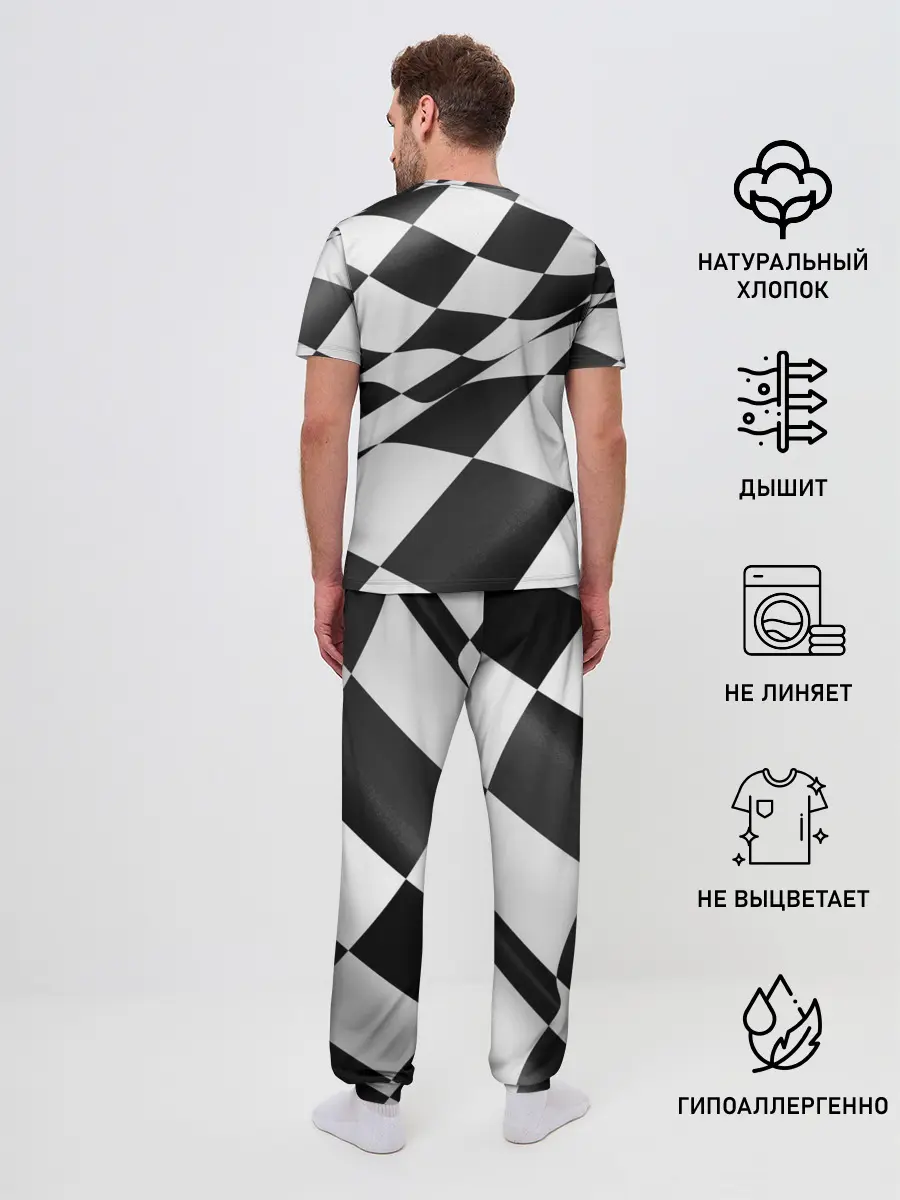 Мужская пижама с брюками / Формула 1