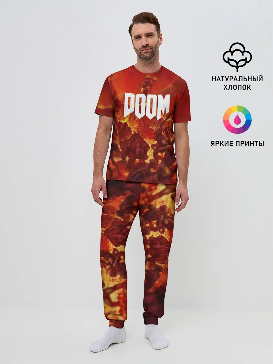 Мужская пижама с брюками / DOOM
