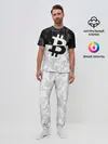 Мужская пижама с брюками / BITCOIN Black Collection