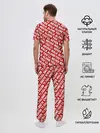 Мужская пижама с брюками / YNWA красный