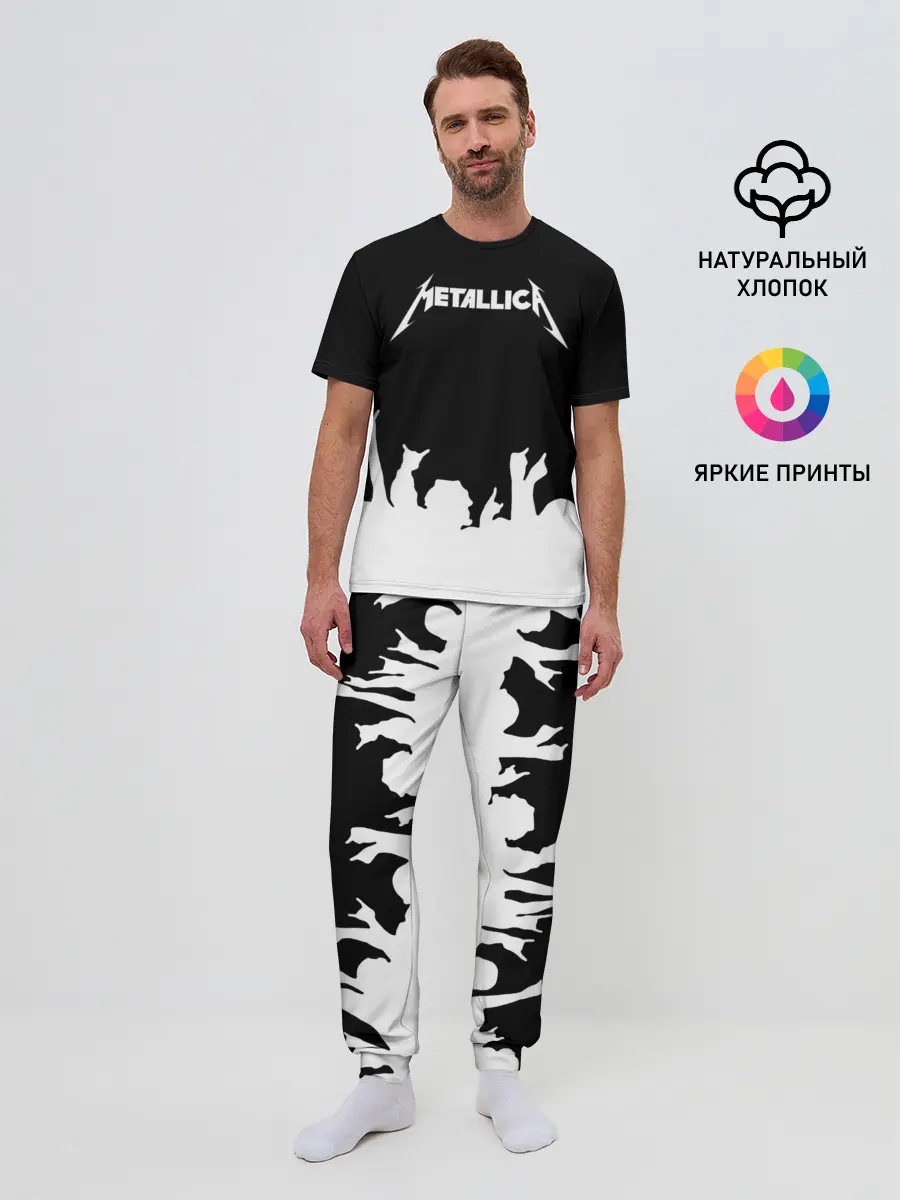 Мужская пижама с брюками / Metallica