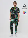 Мужская пижама с брюками / Optical abstract