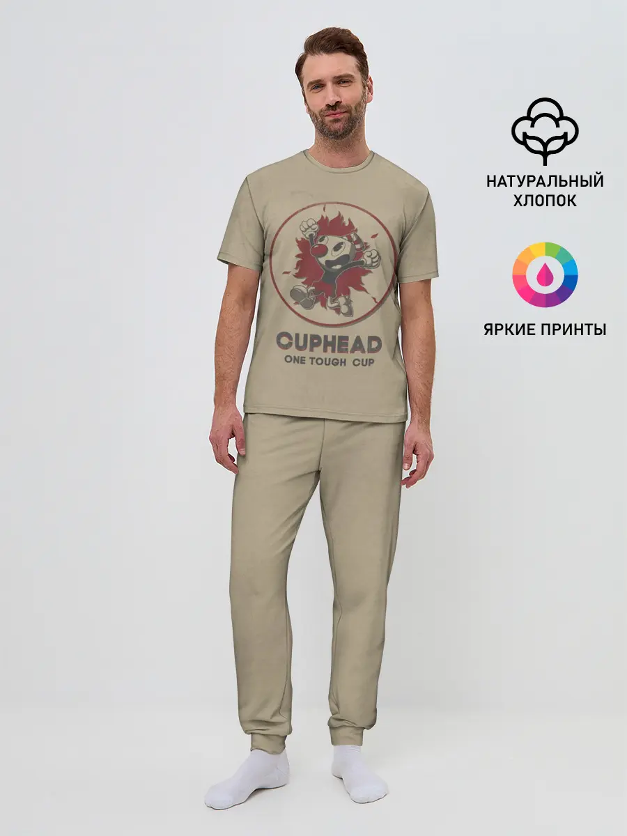 Мужская пижама с брюками / Cuphead