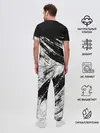 Мужская пижама с брюками / abstraction black&white
