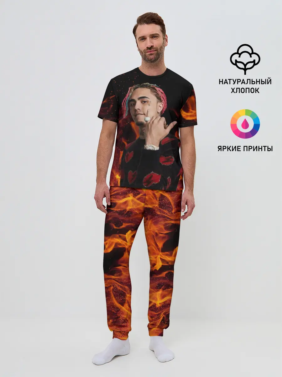 Мужская пижама с брюками / Lil Pump - 103