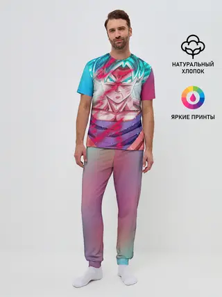 Мужская пижама с брюками / Гоку