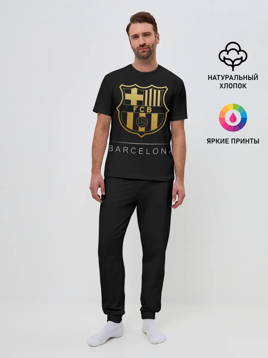 Мужская пижама с брюками / Barcelona Gold Edition