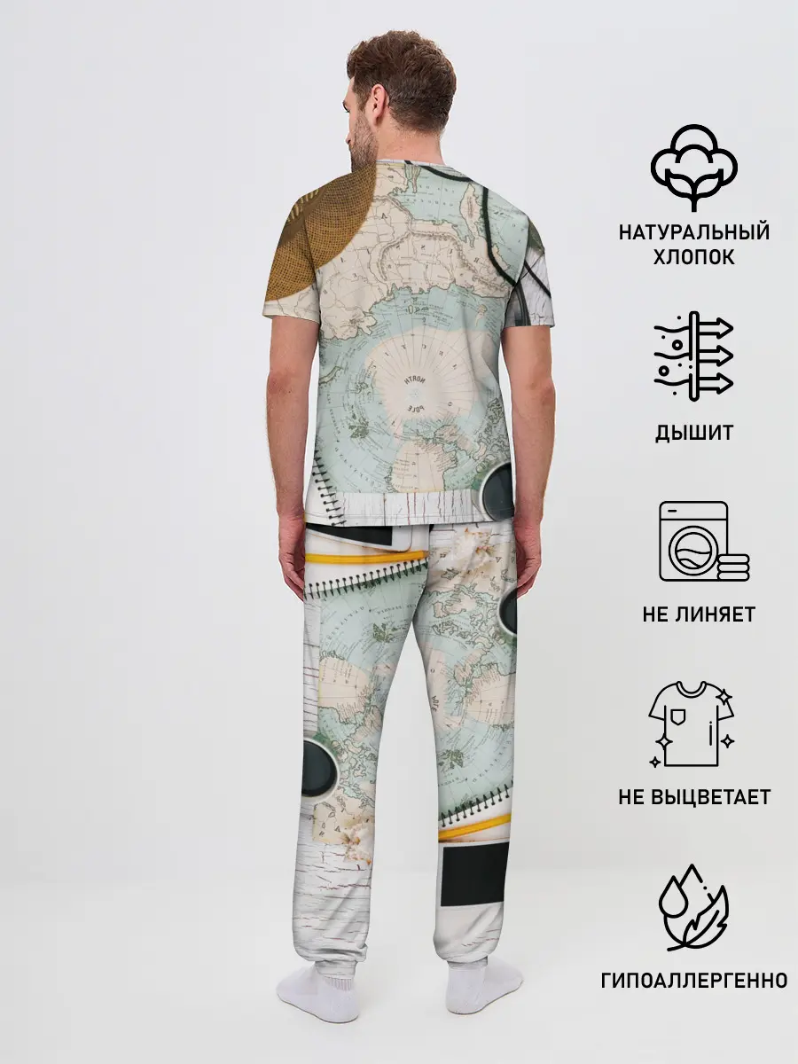 Мужская пижама с брюками / Тайна путешествия
