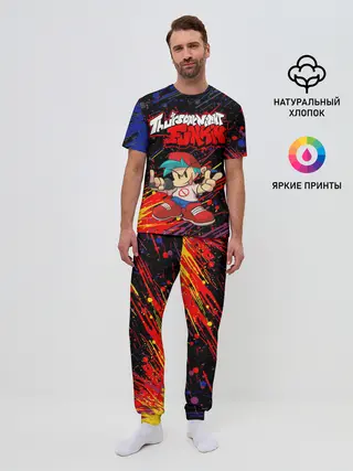 Мужская пижама с брюками / Friday Night Funkin