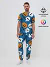 Мужская пижама с брюками / ЧЕРЕПА И ТЫКВЫ | HALLOWEEN