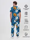 Мужская пижама с брюками / ЧЕРЕПА И ТЫКВЫ | HALLOWEEN