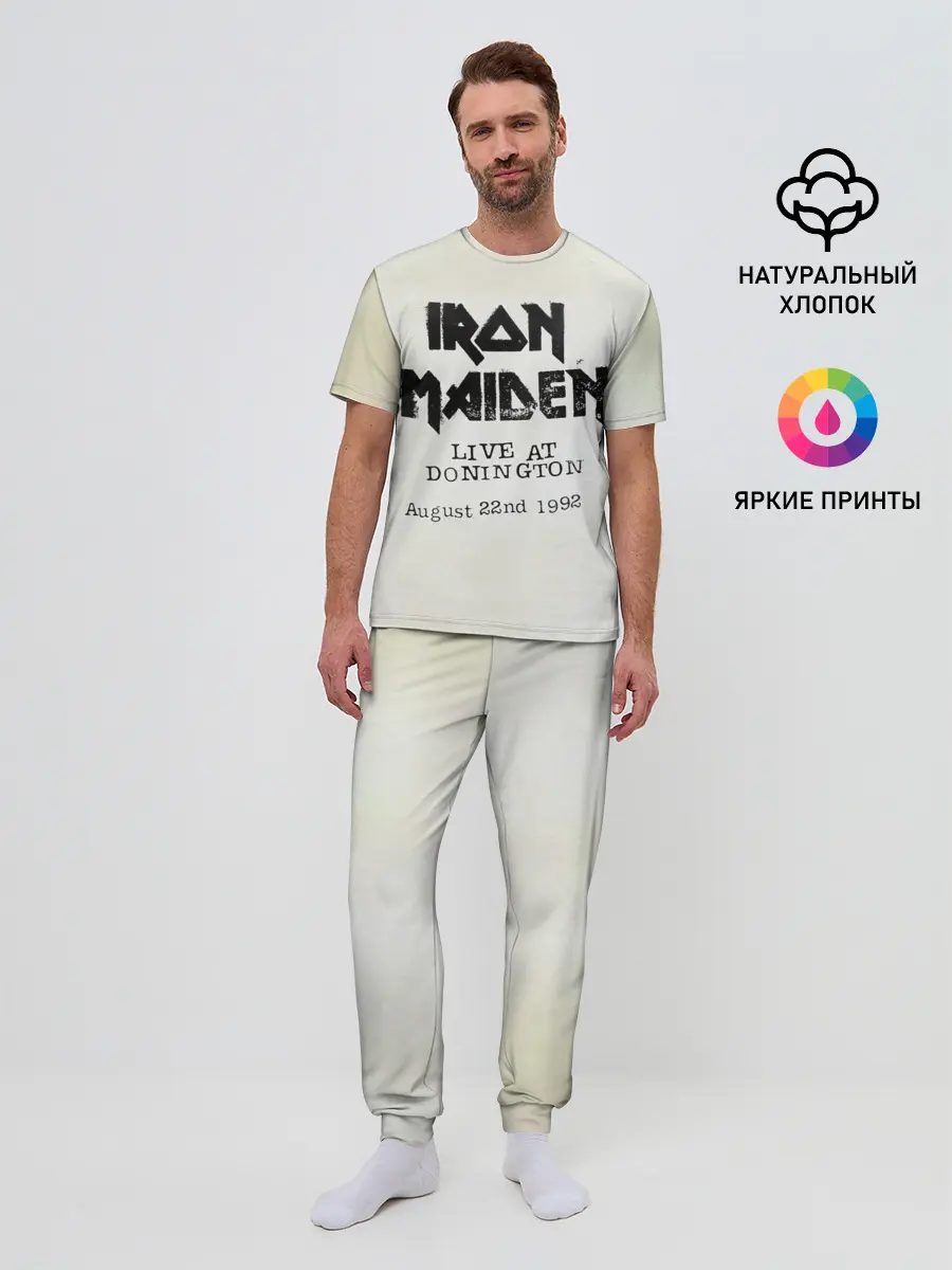 Мужская пижама с брюками / Live at Donington - Iron Maiden