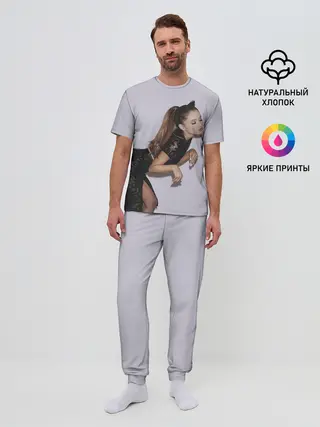 Мужская пижама с брюками / Киска Ариана